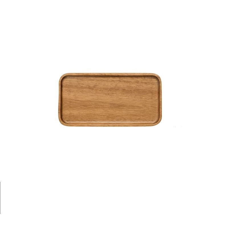 Rectangular Wooden Food Tray