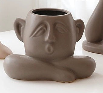 Ceramic Face Vase