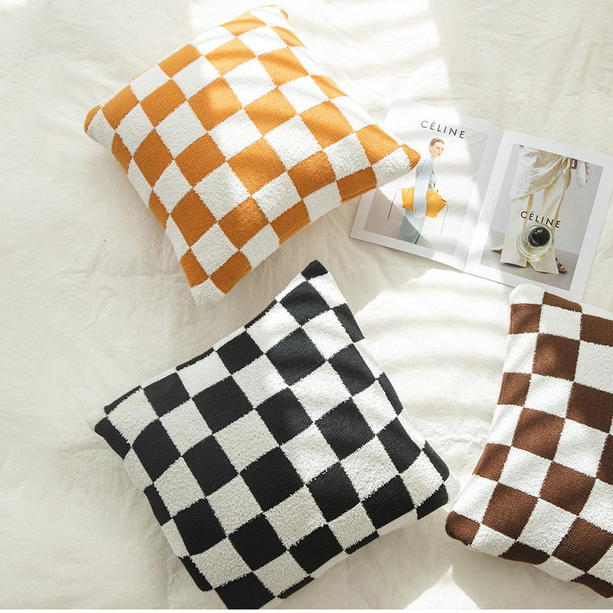 Checkerboard Cushion Cover