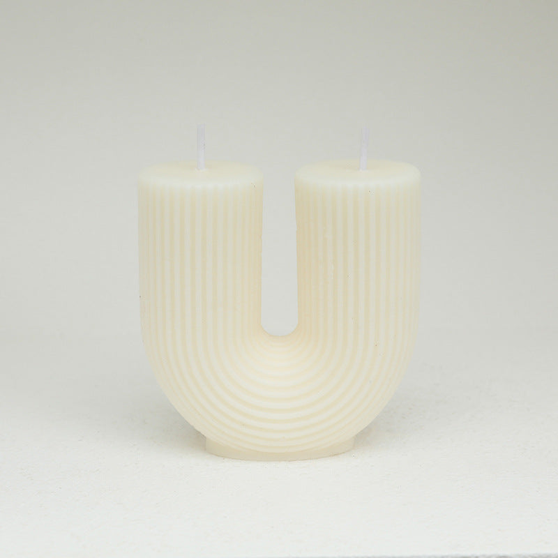 Aromatherapy U-Shaped Scented Candle