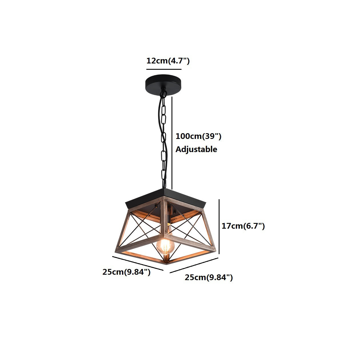 Industrial Style Ceiling Lamp