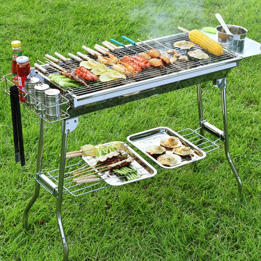 Foldable Stainless Steel BBQ Grill