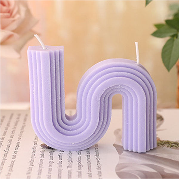 Aromatherapy U-Shaped Scented Candle