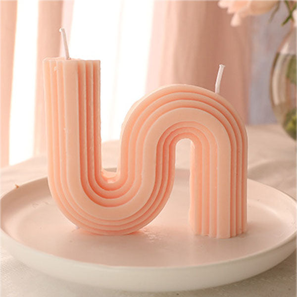 Aromatherapy U-Shaped Scented Candle