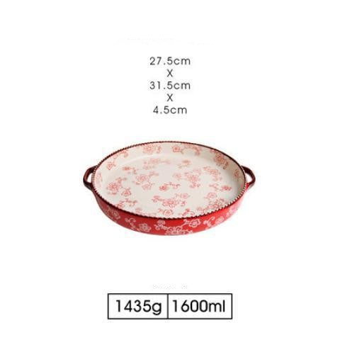 Cherry Blossom Ceramic Baking Sheet