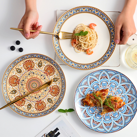 Moroccan Inspired Ceramic Plates