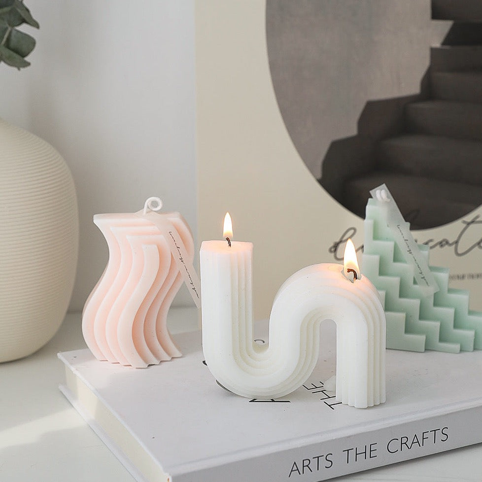 Scented Geometric Candles