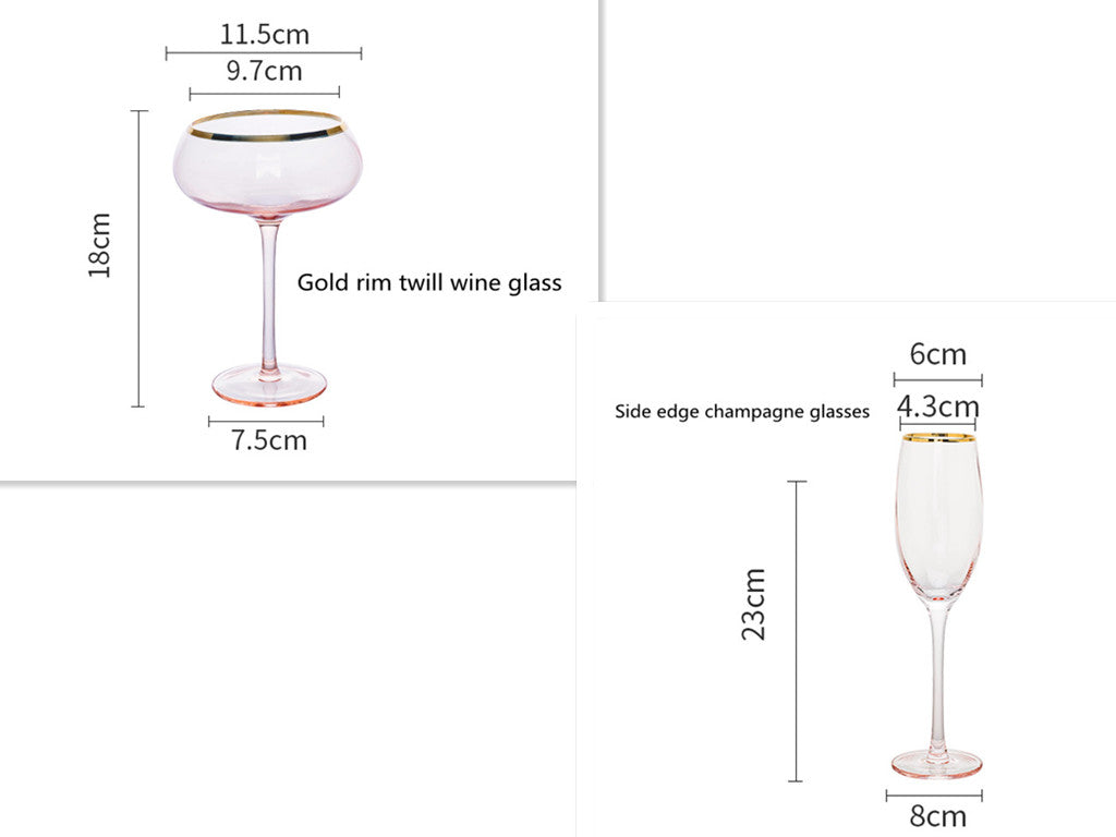 Crystal Drinking Glass Set