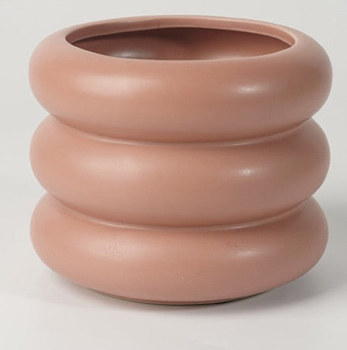 Soft Round Ceramic Flower Vase