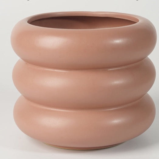 Soft Round Ceramic Flower Vase