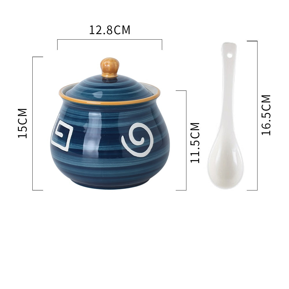 Ceramic Condiment Pot Set