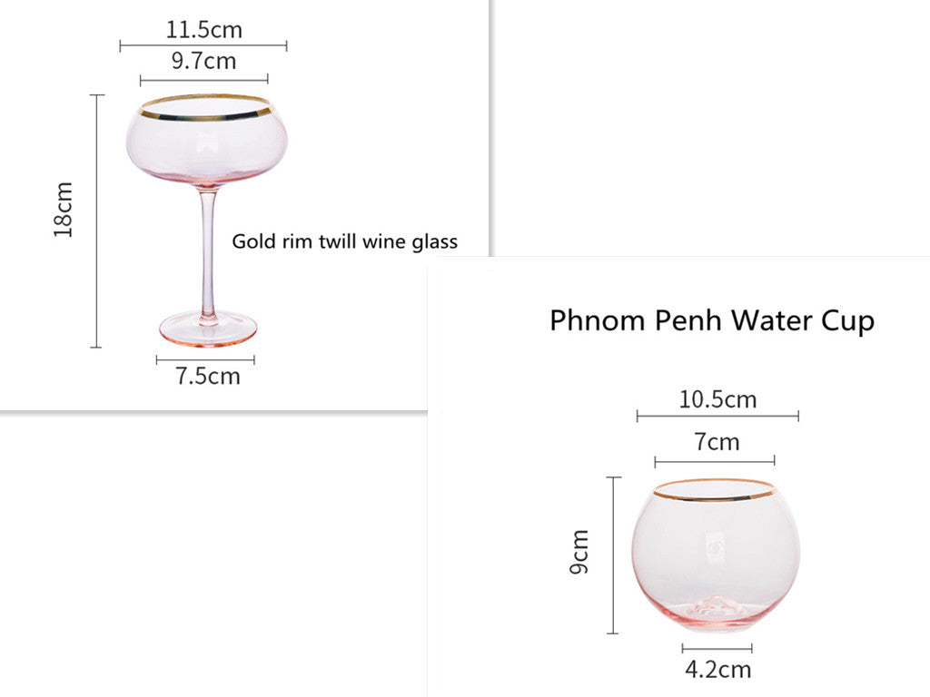 Crystal Drinking Glass Set