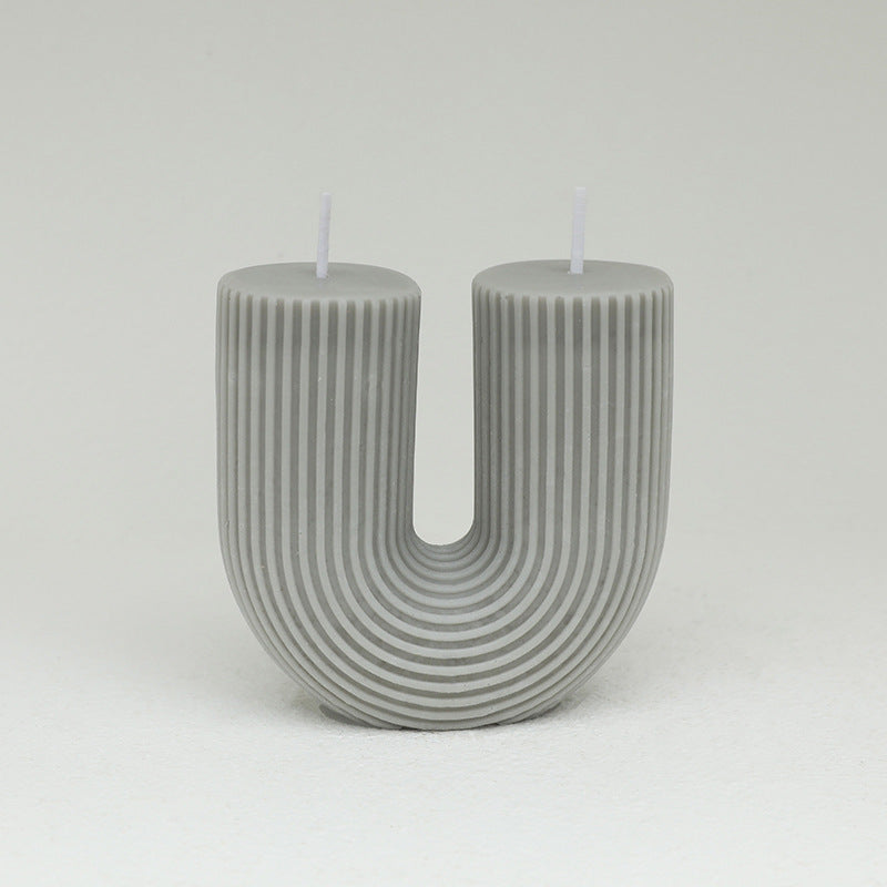 Aromatherapy U-Shaped Scented Candle