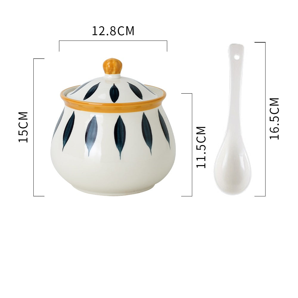 Ceramic Condiment Pot Set