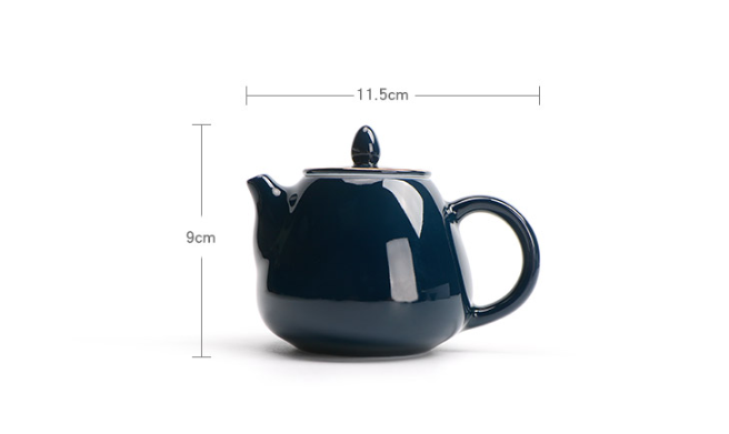 Gold & Blue Teapot Set