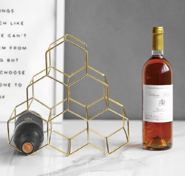 Geometric Wine Rack