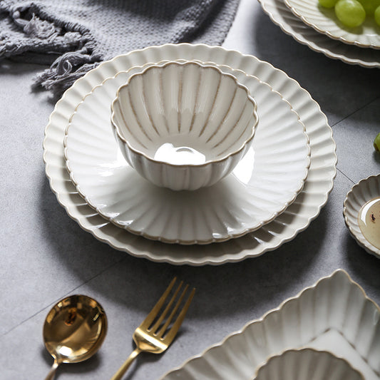 Glazed Porcelain Tableware Dish