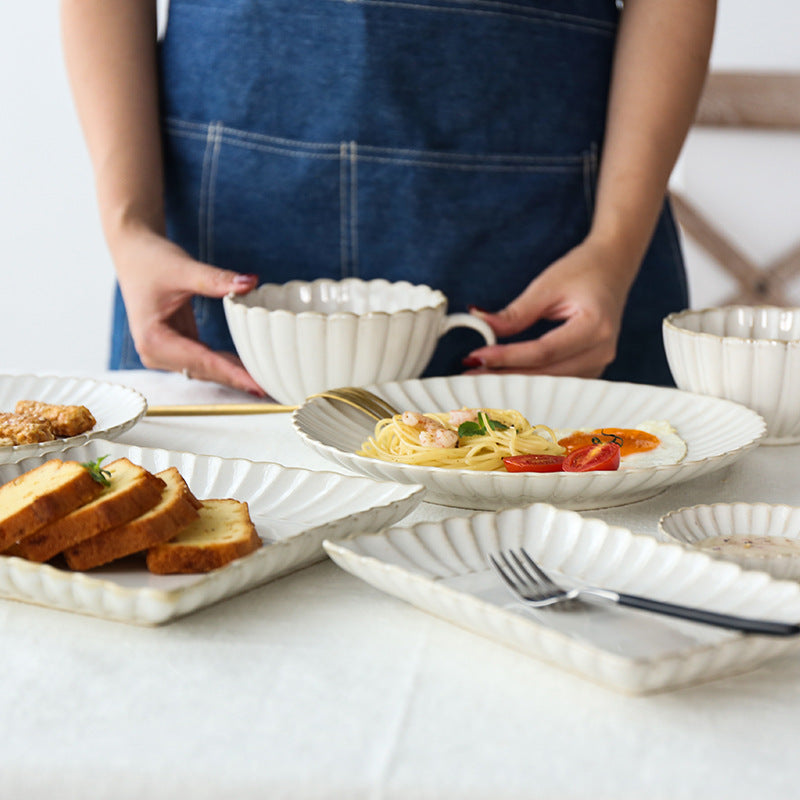 Glazed Porcelain Tableware Dish