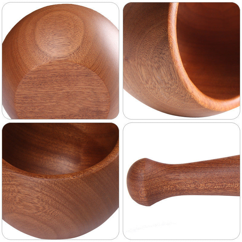 Wood Mortar & Pestle