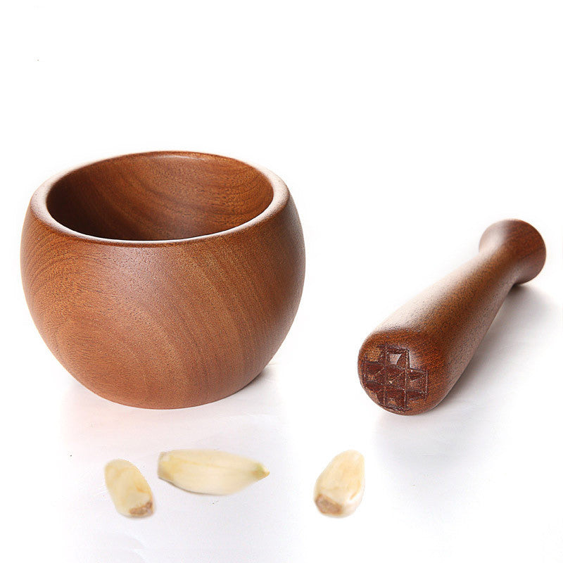 Wood Mortar & Pestle