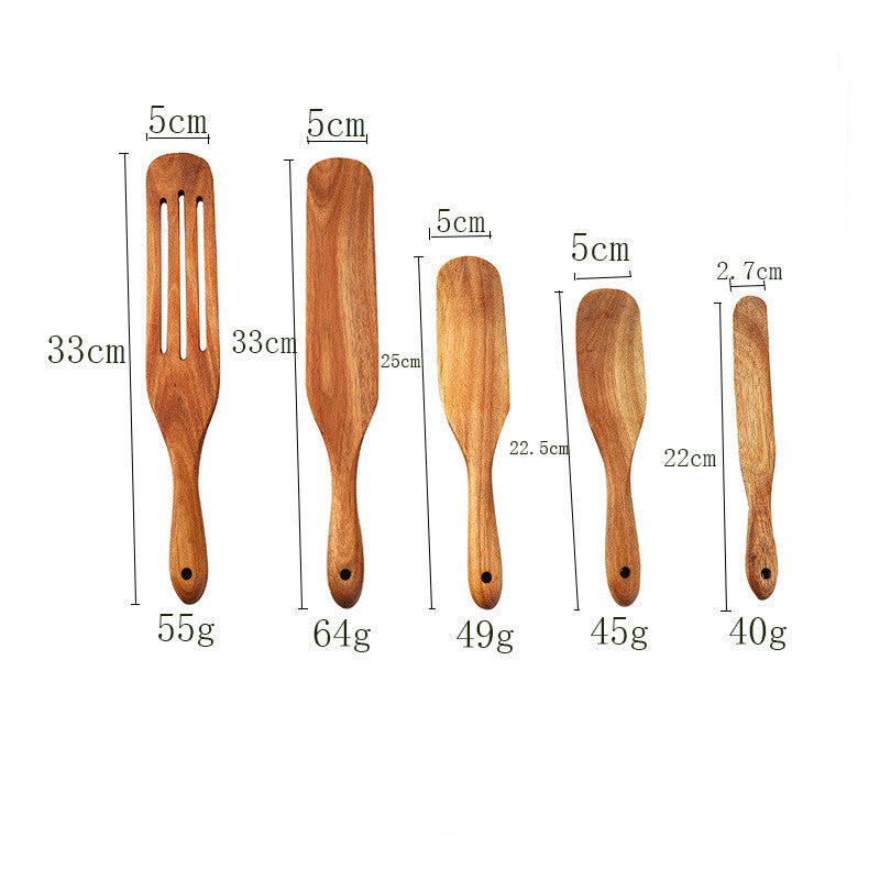 Acacia Teak Spatula Set