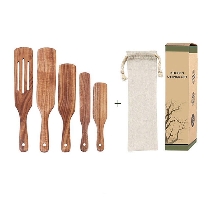 Acacia Teak Spatula Set