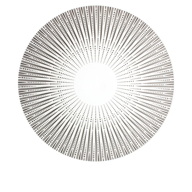 Minimalistic Round Patterned Plate