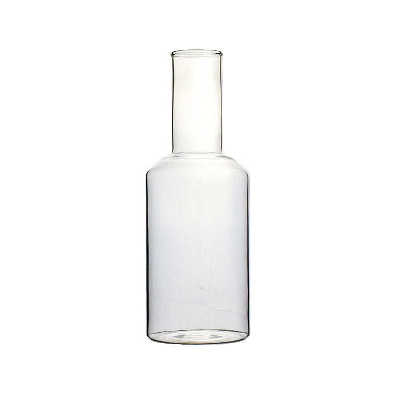 Transparent Bottle & Glass Set