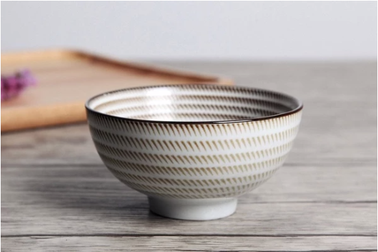 Japanese Style Porcelain Bowls (4-Set)