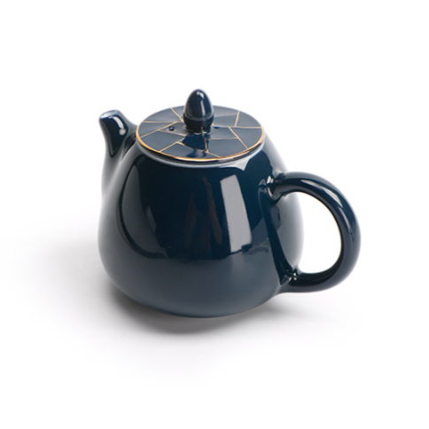 Gold & Blue Teapot Set